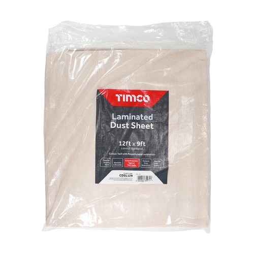 Timco laminated dust sheet - timco,
