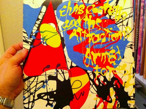 Elvis costello signed vinyl - costello,