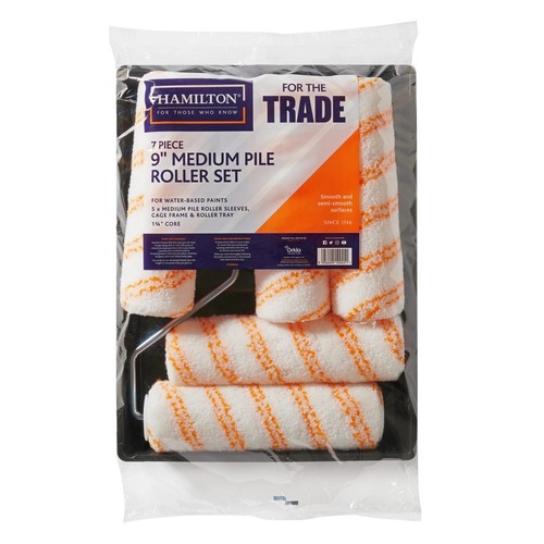 Hamilton paint roller set - hamilton, 9"